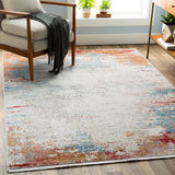 Surya Solar Sor-2303 Burnt Orange, Bright Yellow Rugs.