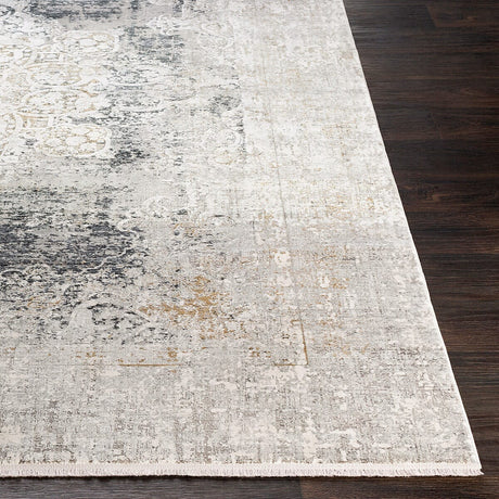 Surya Solar Sor-2305 Charcoal, Taupe, Medium Gray Rugs.