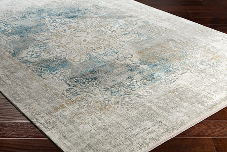 Surya Solar Sor-2306 Sky Blue, Dark Blue, Taupe Rugs.