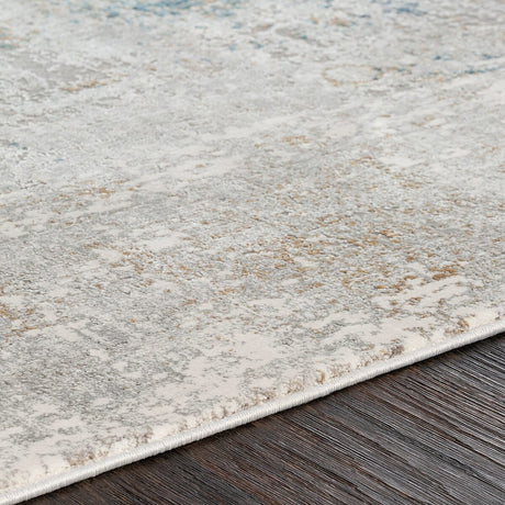 Surya Solar Sor-2306 Sky Blue, Dark Blue, Taupe Rugs.