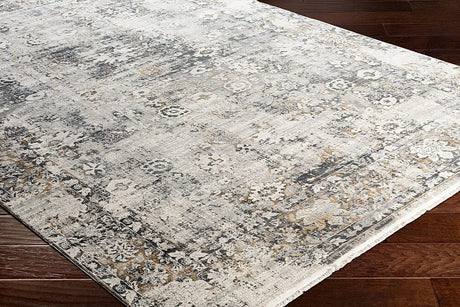 Surya Solar Sor-2308 Charcoal, Taupe, Medium Gray Rugs.