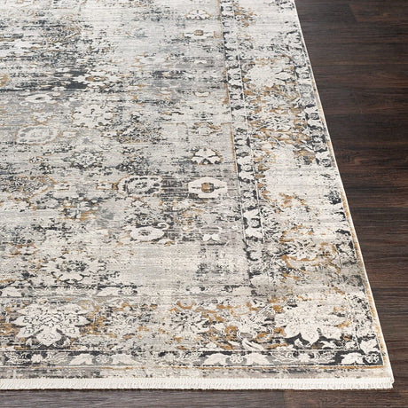 Surya Solar Sor-2308 Charcoal, Taupe, Medium Gray Rugs.