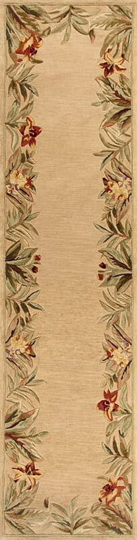 KAS Sparta 3151 rainforest Ivory Tropical Area Rug