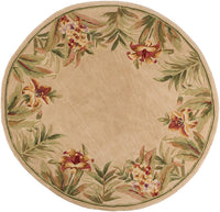 KAS Sparta 3151 rainforest Ivory Tropical Area Rug