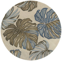 KAS Sparta 3182 Florea Ivory Tropical Area Rug