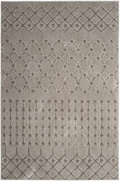 Safavieh Sparta Shag Spg509A Grey / Grey Moroccan Area Rug