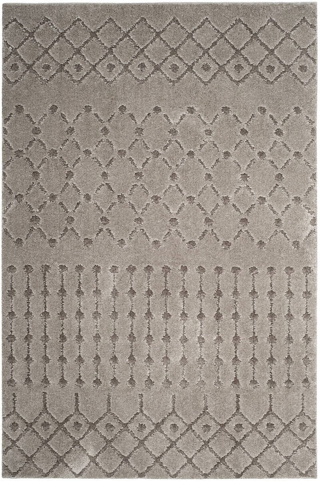 Safavieh Sparta Shag Spg509A Grey / Grey Rugs.