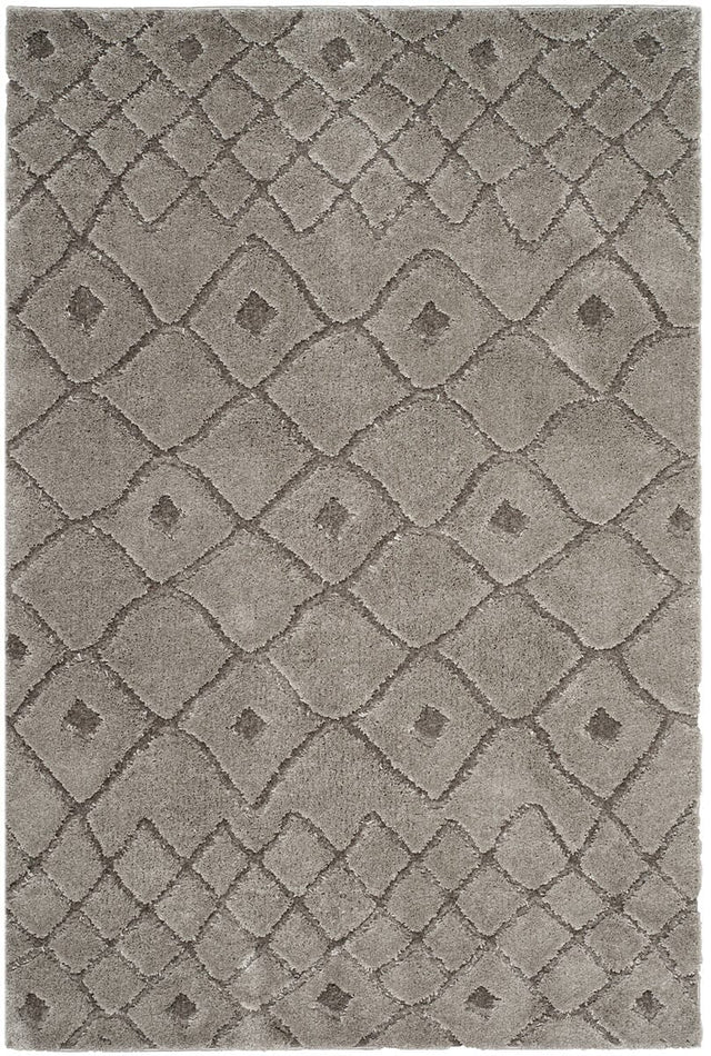 Safavieh Sparta Shag Spg514A Grey / Grey Rugs.