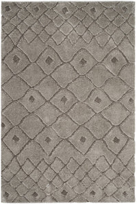 Safavieh Sparta Shag Spg514A Grey / Grey Moroccan Area Rug