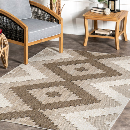 Nuloom Teisha Tribal Nte2218A Beige Area Rug