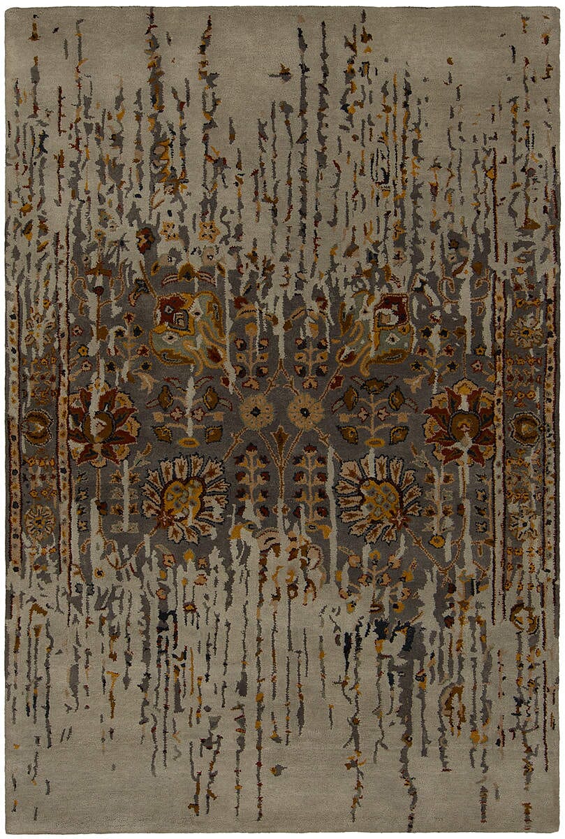 Chandra Spring Spr-29100 Gray Vintage / Distressed Area Rug