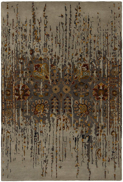 Chandra Spring Spr-29100 Gray Vintage / Distressed Area Rug