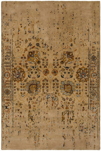 Chandra Spring Spr-29102 Beige Vintage / Distressed Area Rug