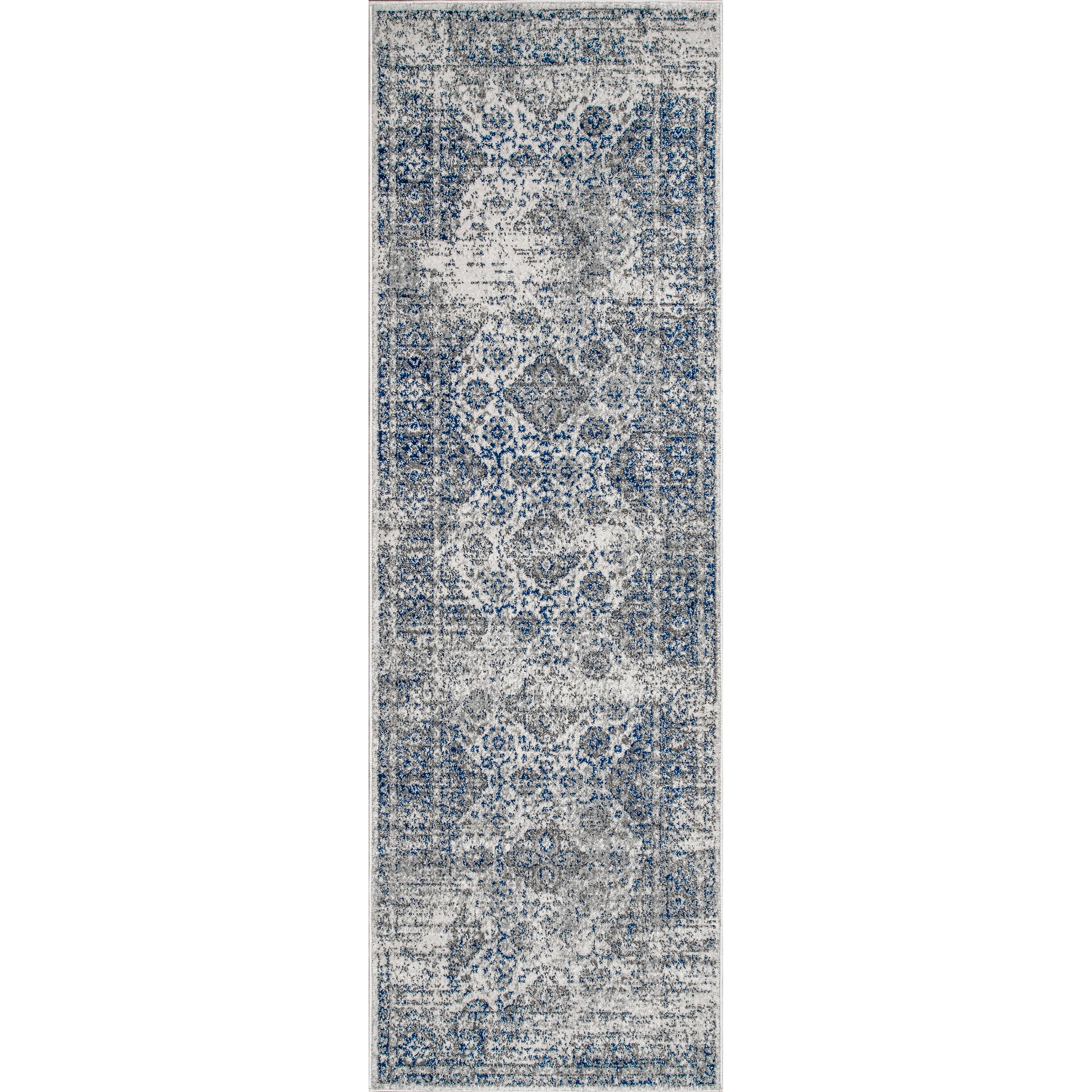 Nuloom Distressed Mabelle Ndi3131A Blue Area Rug