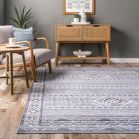 AreaRugs.com Wavaj Nwa1076A Gray Area Rug