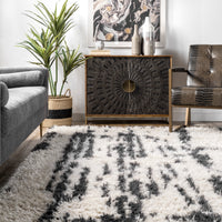 Nuloom Amabella And Fluffy Nam1860A Beige Area Rug