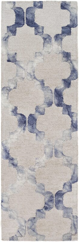 Surya Serafina Srf-2005 Cobalt / Slate / Light Gray Geometric Area Rug