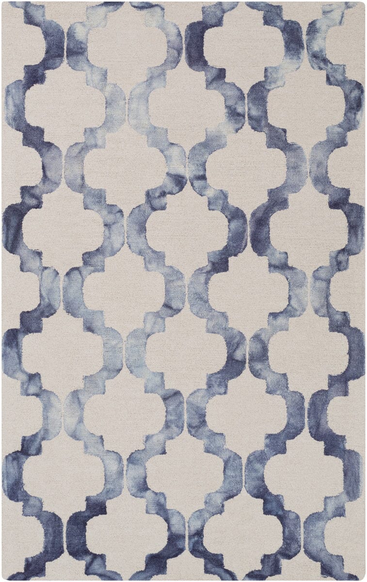 Surya Serafina Srf-2005 Cobalt / Slate / Light Gray Geometric Area Rug