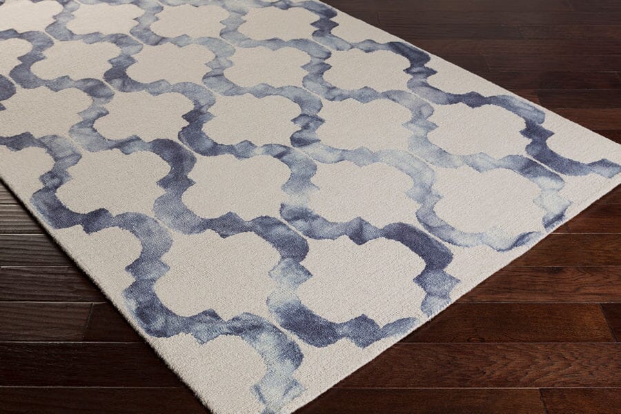 Surya Serafina Srf-2005 Cobalt / Slate / Light Gray Geometric Area Rug