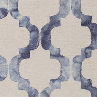 Surya Serafina Srf-2005 Cobalt / Slate / Light Gray Geometric Area Rug