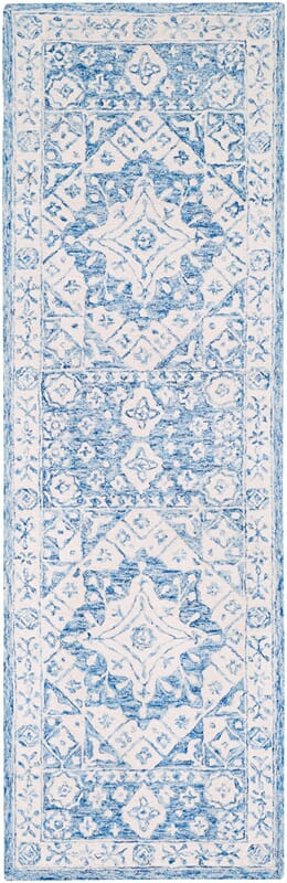 Surya Serafina Srf-2018 Pale Blue, White Vintage / Distressed Area Rug