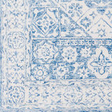 Surya Serafina Srf-2018 Pale Blue, White Rugs.