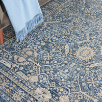 Nourison Lustrous Weave Luw03 Blue Area Rug