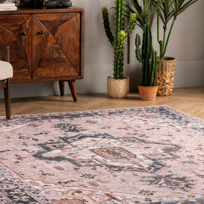 AreaRugs.com Wavaj Nwa1173A Pink Area Rug