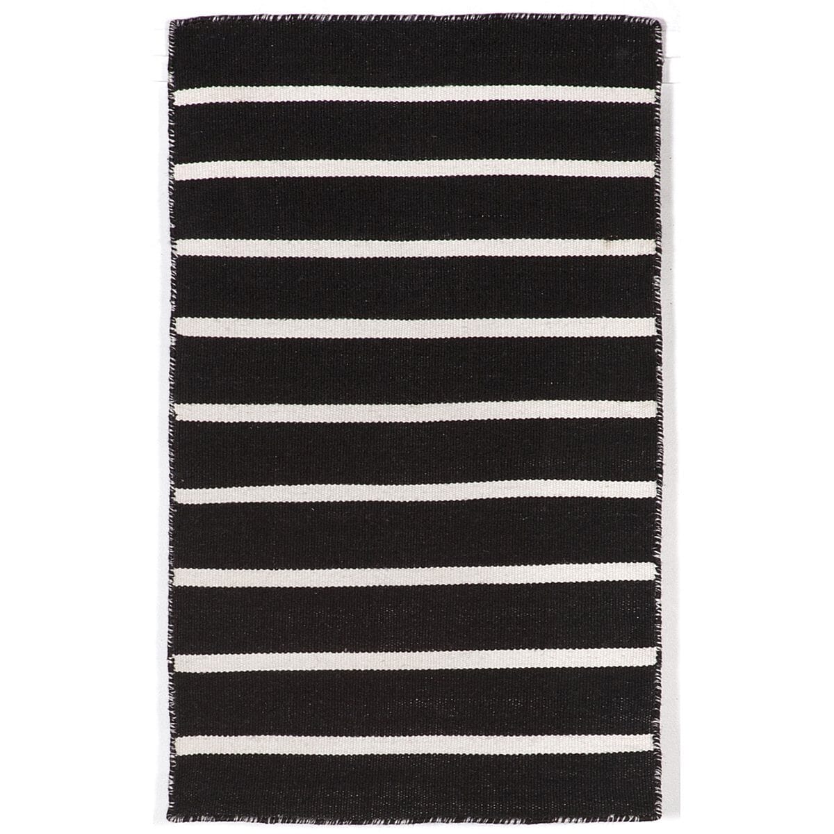 Liora Manne Sorrento Pinstripe 6305/48 Black Striped Area Rug