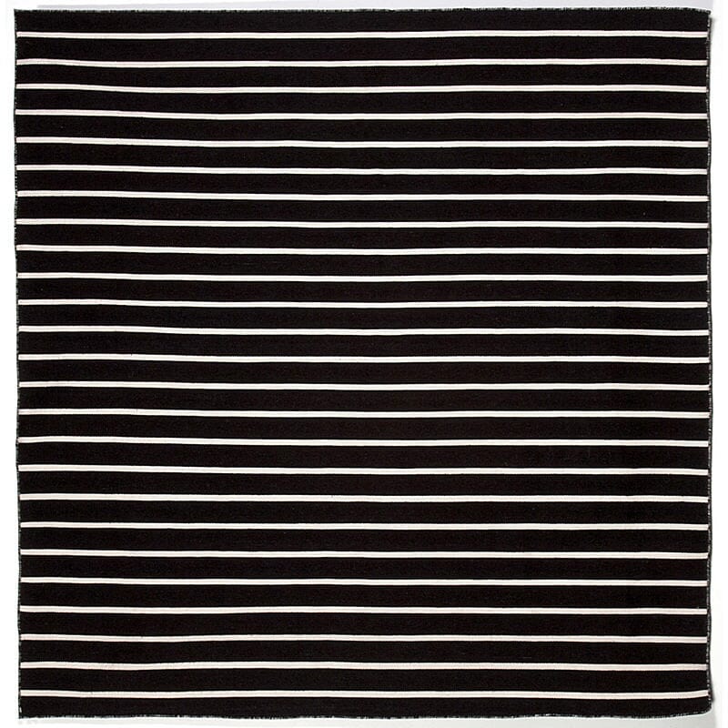 Liora Manne Sorrento Pinstripe 6305/48 Black Striped Area Rug