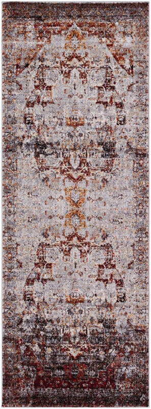 Surya Serapi Srp-1010 Dark Red, White, Black Vintage / Distressed Area Rug