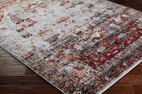 Surya Serapi Srp-1010 Dark Red, White, Black Vintage / Distressed Area Rug