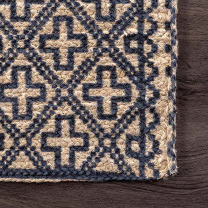 Nuloom Lorelei Trellis Nlo2821A Blue Area Rug