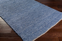 Surya Sierra Srr-2300 Pale Blue, Denim, Dark Blue, Black Area Rug