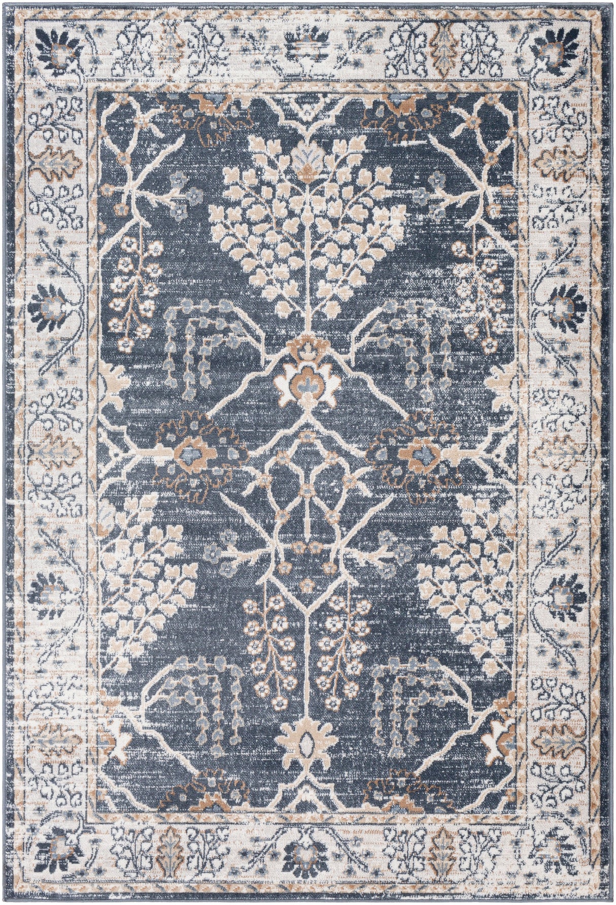 Surya St Tropez Srz-2310 Navy, Denim, Cream, Khaki Rugs.