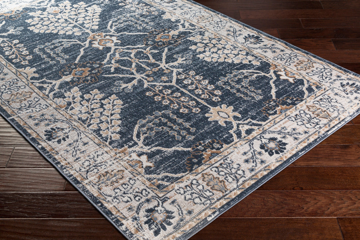 Surya St Tropez Srz-2310 Navy, Denim, Cream, Khaki Rugs.