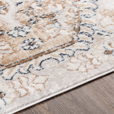 Surya St Tropez Srz-2314 Tan, Charcoal, Beige, Light Gray Rugs.