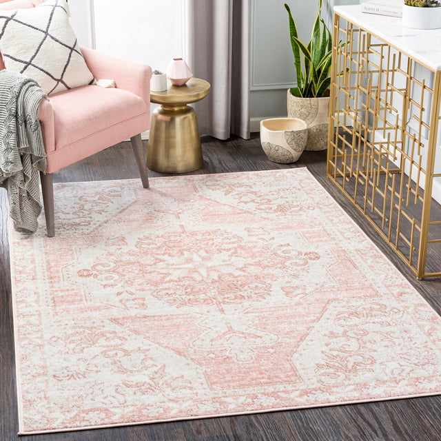 Surya St Tropez Srz-2317 Blush, Rose, Beige Rugs.