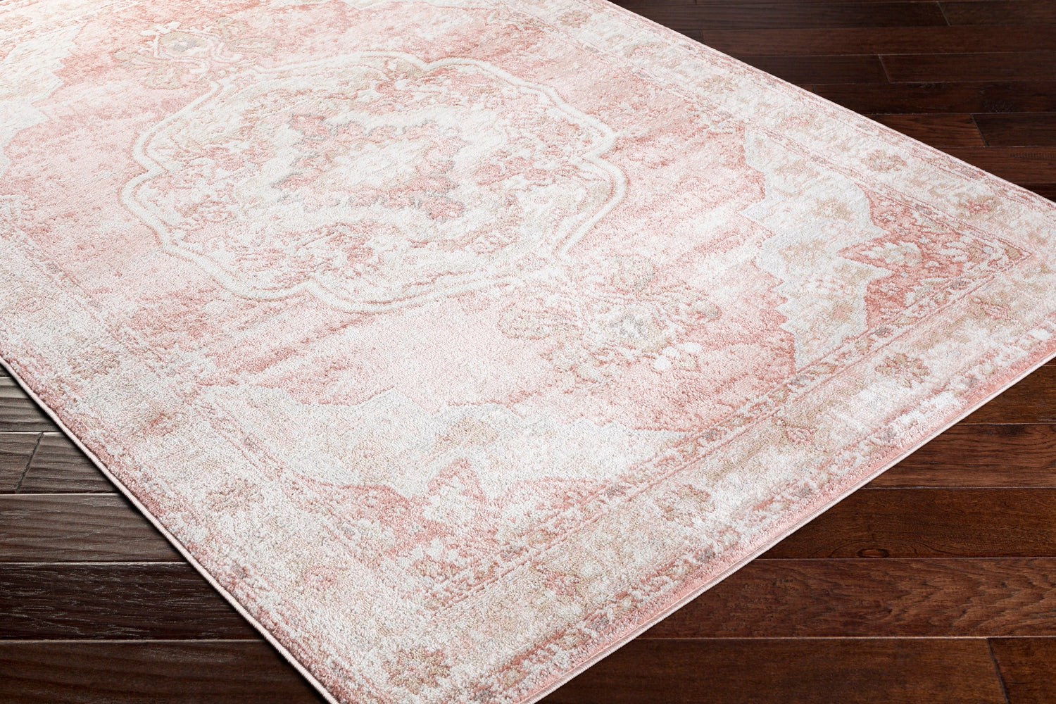 Surya St Tropez Srz-2321 Rose, Blush, Cream, Beige Rugs.