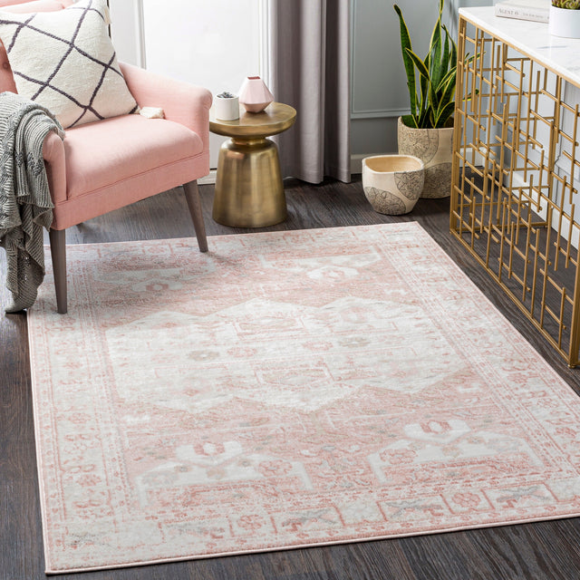 Surya St Tropez Srz-2326 Blush, Rose, Beige, Cream Rugs.