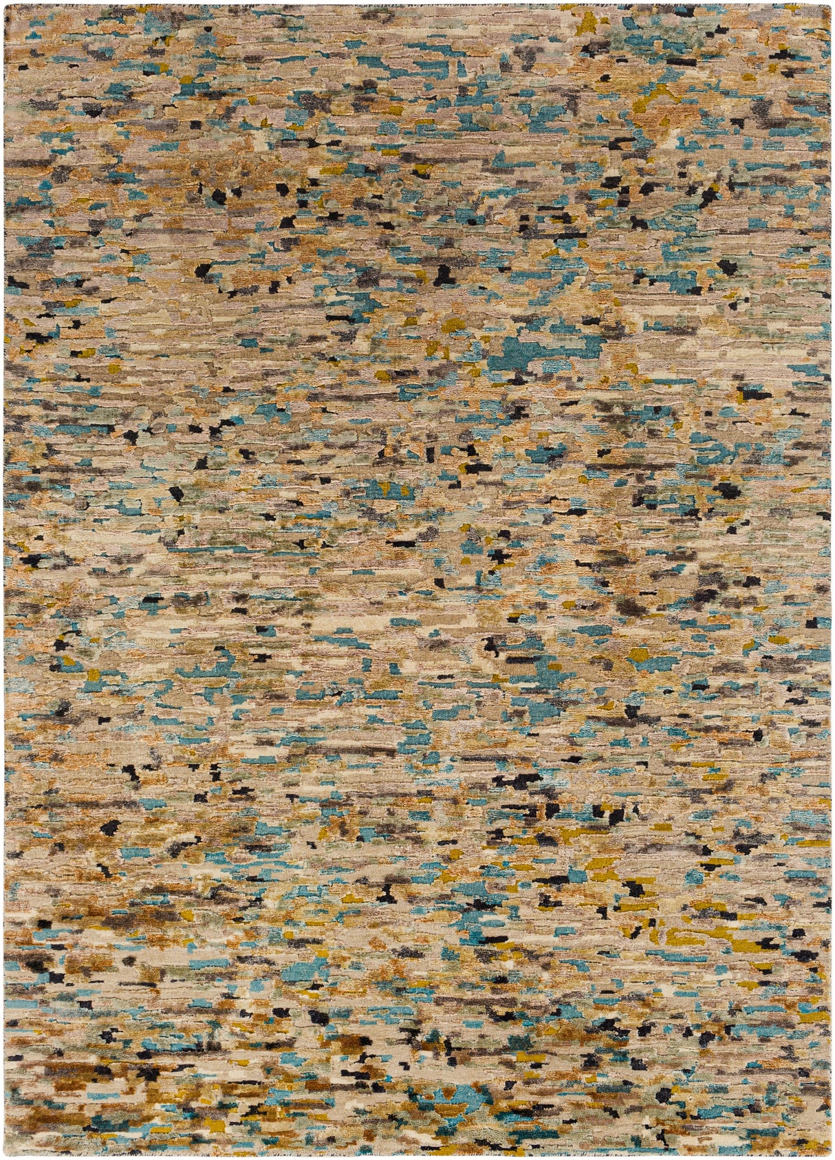 Surya Seda Ssd-2300 Saffron, Camel, Sky Blue, Sage Rugs.