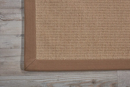 Nourison Sisal Soft Ssf05 Hazelnut Solid Color Area Rug