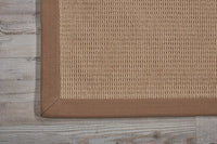 Nourison Sisal Soft Ssf05 Hazelnut Solid Color Area Rug