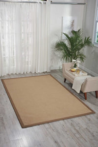 Nourison Sisal Soft Ssf05 Hazelnut Solid Color Area Rug