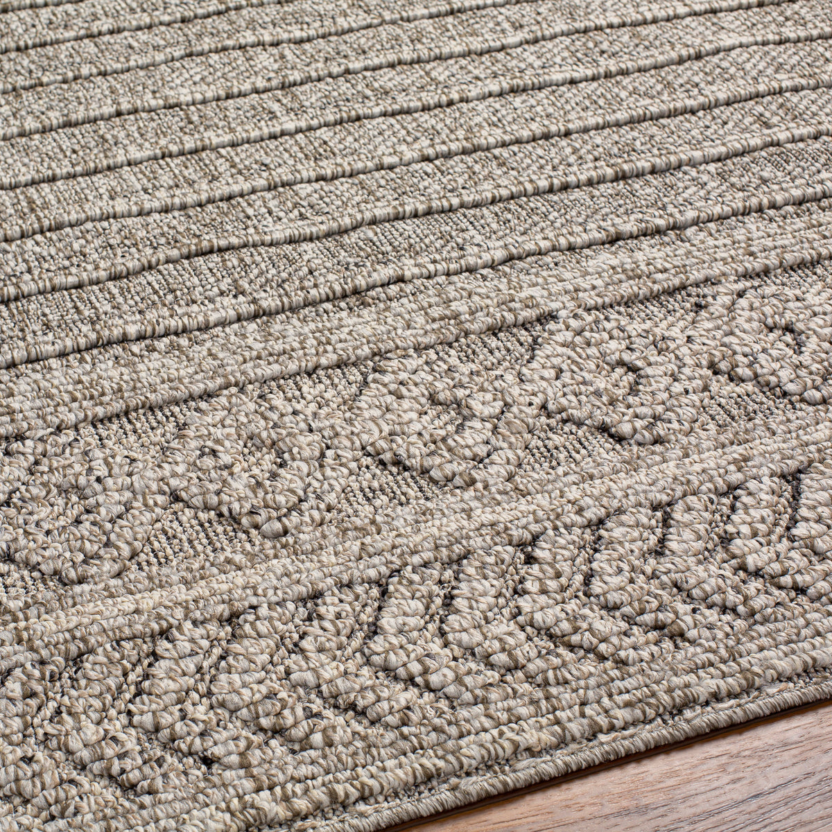 Surya Sarasota Sso-2303 Tan, Black Rug.