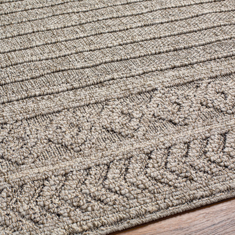 Surya Sarasota Sso-2303 Tan, Black Rug.