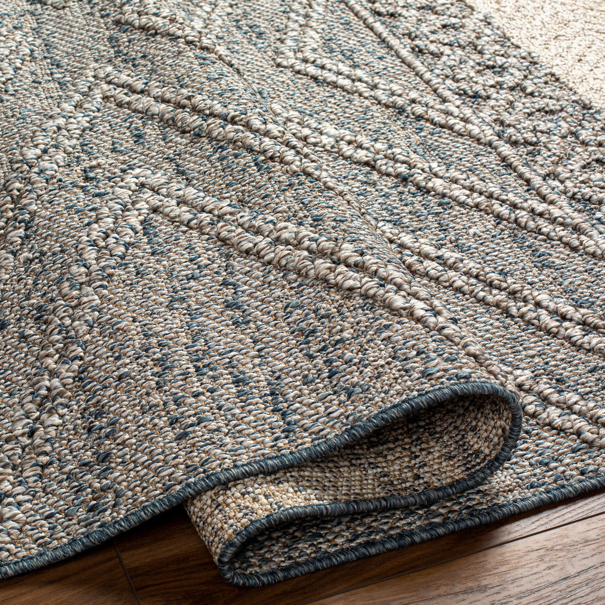 Surya Sarasota Sso-2305 Blue, Taupe Rug.