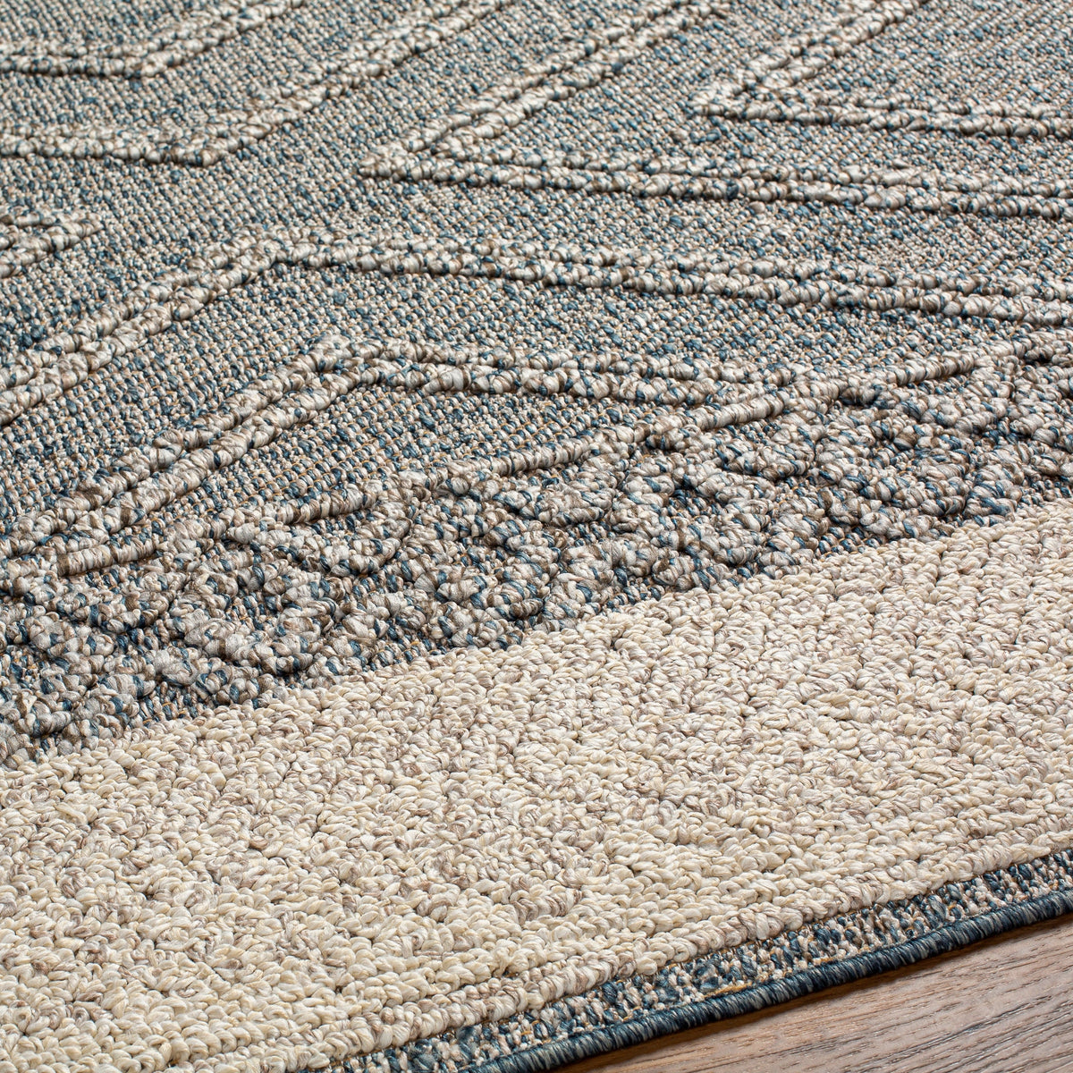 Surya Sarasota Sso-2305 Blue, Taupe Rug.