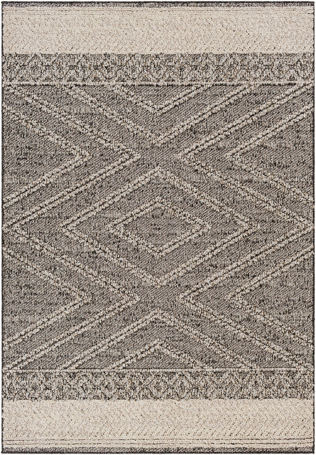 Surya Sarasota Sso-2309 Tan, Black Rug.