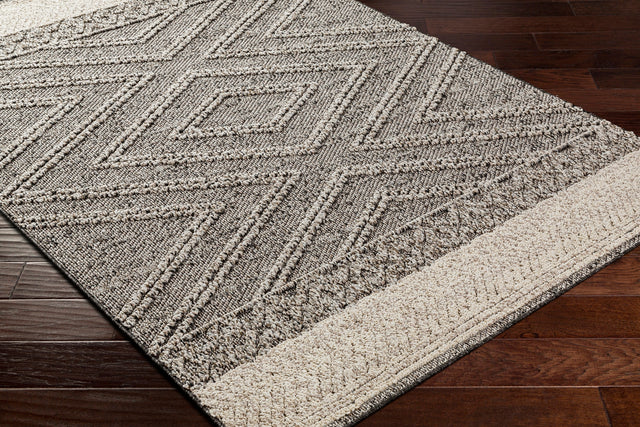 Surya Sarasota Sso-2309 Tan, Black Rug.